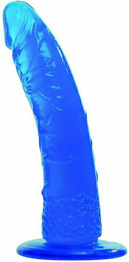 Toyz4lovers Real Rapture Earth Flavour Realistic Dildo Реалистично дилдо Със смукателна чашка Синьо 18см