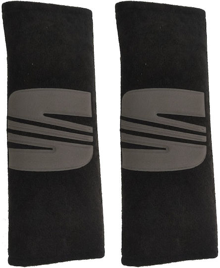 Race Axion Autositzgurt-Pads Seat Schwarz 2Stück