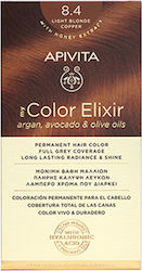 Apivita My Color Elixir with Honey Extract Set Hair Dye no Ammonia 8.4 Blonde Light Bronze 125ml