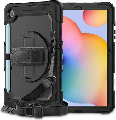 Tech-Protect Solid360 Flip Cover Plastic Rotating Durable Black (Galaxy Tab S6 Lite 10.4) THP1128BLK