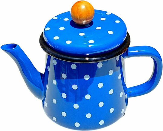 Τσαγιέρα Εμαγιέ Μπλε 600ml
