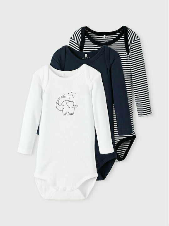 Name It Baby Bodysuit Underwear Set Long-Sleeved Multicolour