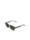Meller Nayah Unisex Sunglasses with Horn-Rimmed Frame Fog Olive Polarized NAY-FOSSILOLI