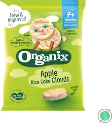 Organix Ρυζογκοφρέτες with Μήλο Flavour Sugar Free 40gr for 7+ months