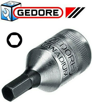 Gedore Bit-Stecknuss mit Inbusschlüssel-Bit und Antriebsvierkant 3/4'' Größe H14x80mm 1Stück 6275850