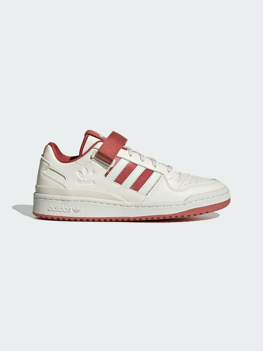Adidas Forum Low Sneakers Chalk White / White Tint / Crew Red