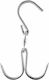 Vltools Τσιγκέλι Κρεάτων Inox Διπλό 8mm