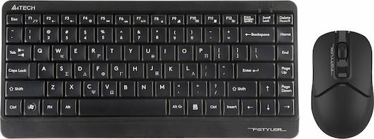 A4Tech Fstyler Combo FG1112 Wireless Keyboard & Mouse Set Greek