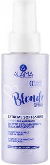 Alama No Yellow Blonde Extreme Soft & Shine Haarlotion für Ernährung mit Keratin 100ml