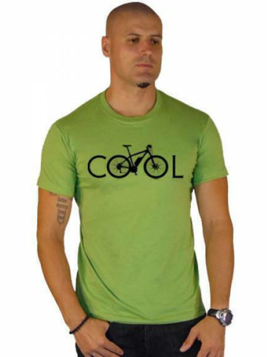 Cool Bike Тениска Зелен