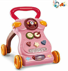 Baby Walker Ride On for 6++ Months with Sounds Pink