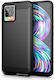 Forcell Carbon Silicone Back Cover Black (Realme 8/8 Pro)