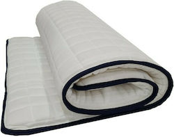 Sleepn'Life Twin XL Latex Mattress Topper Latex with Aloe Vera & Removable Cover 160x200x4cm