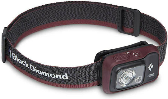 Black Diamond Челник LED IPX8 с Максимална Яркост 250лм Cosmo 350 Бордо