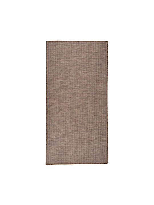 vidaXL Rug Outdoor Rectangular Coffee