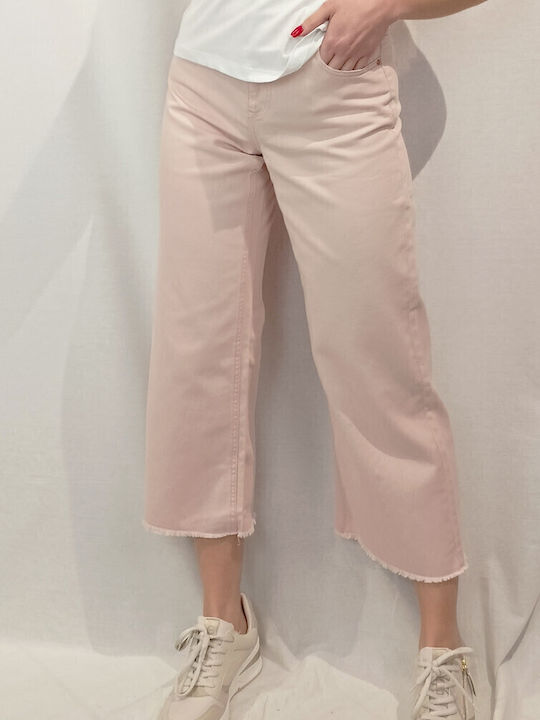 Wide Γυναικείο Jean Παντελόνι Peach Whip