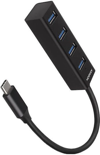 Axagon Hub 4 Θυρών USB 3.2 με σύνδεση USB-C