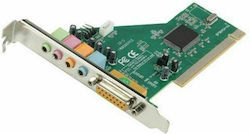 ​Εσωτερική PCI Κάρτα Ήχου 4.1 σε Ασημί χρώμα CMI8738SX