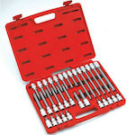 Spin Long Socket with Motor Torx and Socket 1/2'' Set 32pcs