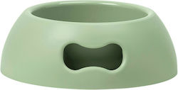 United Pets Pappy Propylene Dog Feeder 2.2lt Green 30cm