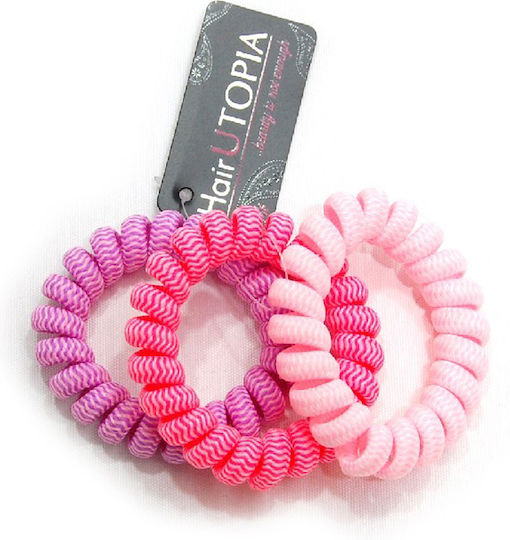 Hair Utopia Spule Haargummis Set 3 Stück Zufallsauswahl