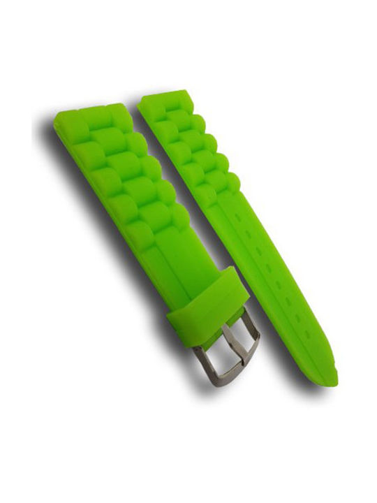 Rubber Strap Light Green 24mm