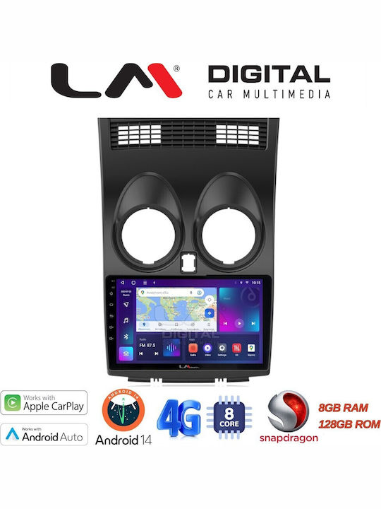 LM Digital Car Audio System for Nissan Qashqai 2007-2013 (Bluetooth/USB/WiFi/GPS/Apple-Carplay/Android-Auto) with Touch Screen 9"