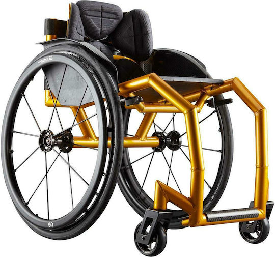 Wheel M-i Αναπηρικό Αμαξίδιο Ελαφρού Τύπου Αναπηρικό Αμαξίδιο Ελαφρού Τύπου 43cm Χρυσό