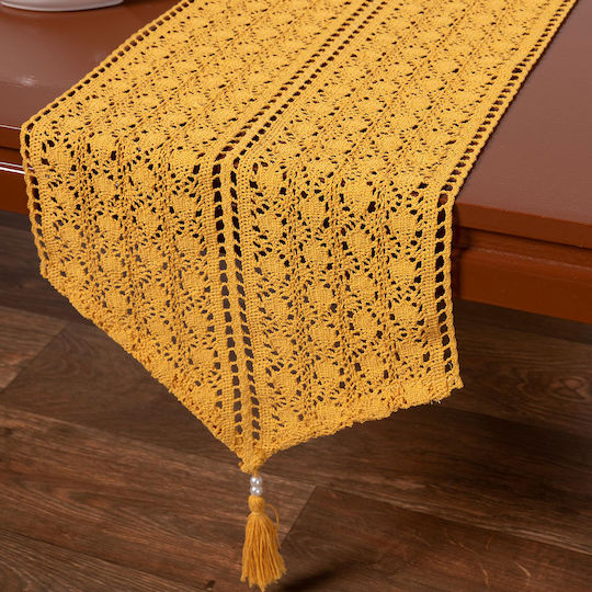 Silk Fashion Ράνερ C210 Πλεκτό Κροκί 32x160εκ.