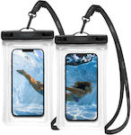 Spigen Universal 2 Pack Float Waterproof up to 6.9" Transparent