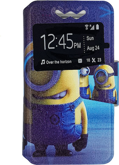 Universal S-View Μinions Калъф за книги до 3.3" Син