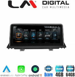 LM Digital Sistem Audio Auto pentru BMW X5 (F15) / X6 (F16) / X5 / X6 2014-2017 (Bluetooth/USB/AUX/WiFi/GPS) cu Ecran Tactil 10.25"
