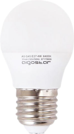 Aigostar LED Bulb 3W for Socket E27 and Shape G45 Natural White 255lm