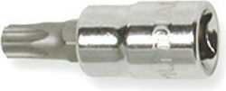 Mundial Bit-Stecknuss mit Torx-Bit und Antriebsvierkant 1/4'' 1Stück