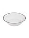 Oriana Ferelli Porcelain Salad Bowl White 23x23x6cm