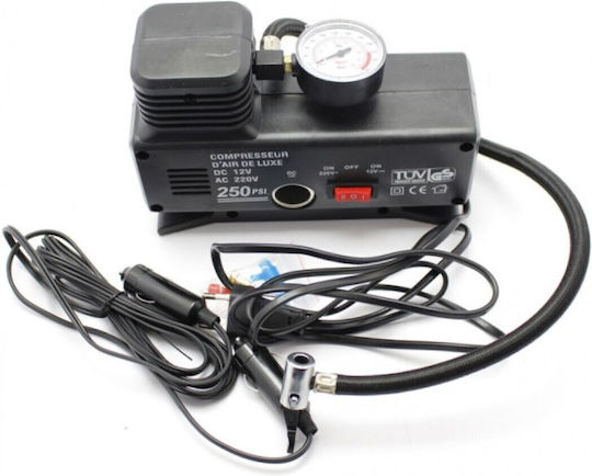 Τρόμπα Αυτοκινήτου 250PSI με Καλώδιο Αναπτήρα 220V