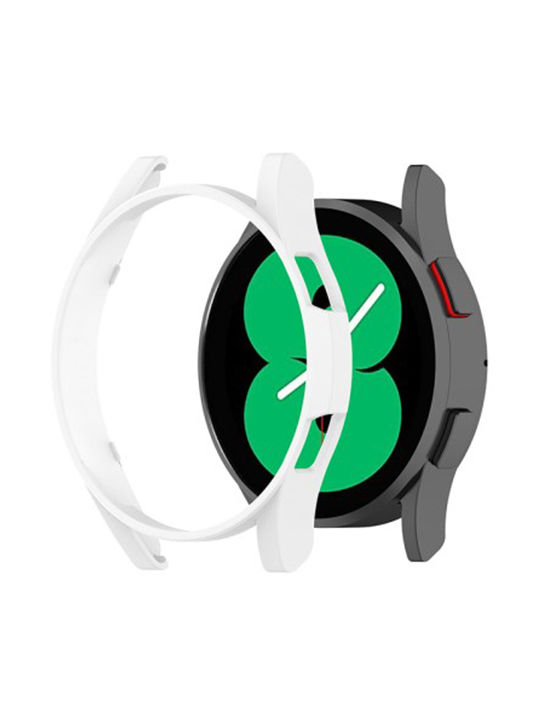 Plastikhülle in Weiß Farbe für Galaxy Watch 4 44mm