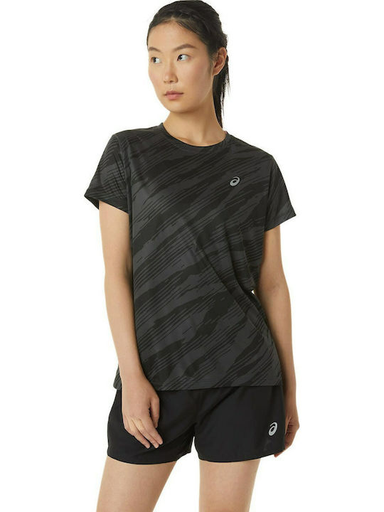 ASICS Damen T-Shirt Gray