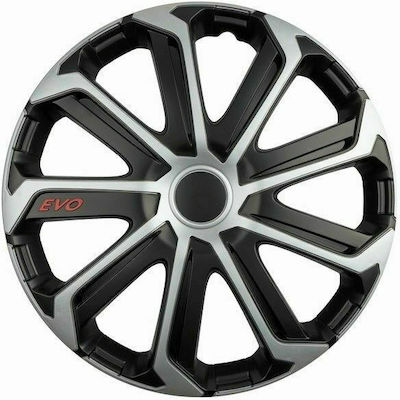 Versaco Car Hubcap Set Evo 15" 4pcs Black /Black VR