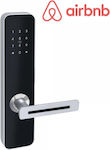 Electronic Lock in color Black with Connectivity Bluetooth