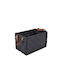 Ankor Decorative Basket Fabric with Handles Black 38x26x22cm