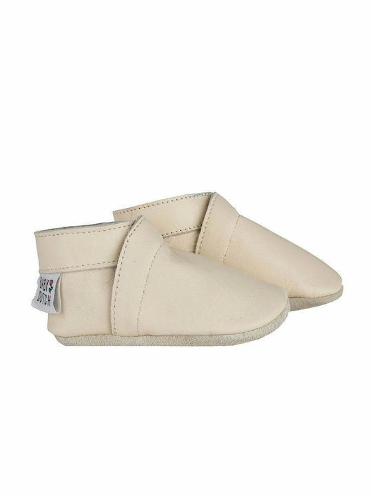 Baby Dutch Βρεφικά Παπούτσια Αγκαλιάς Cream Unisex (22 x 16 x 7 cm)