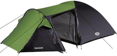 Nils Trekker Camping Tent Tunnel Green 4 Seasons for 4 People