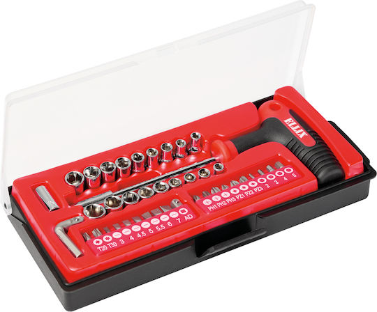 Lux Tools Κατσαβίδι Καρυδάκι με 41 Εναλλασσόμενες Μύτες