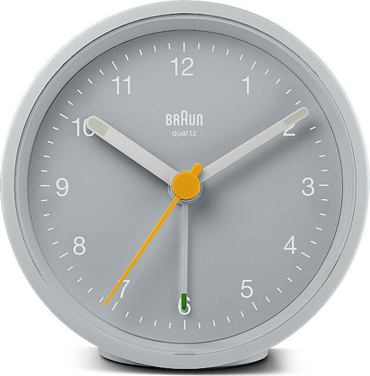 Braun BC12 Ceas De Masă Silentios Cu Indicatori Cu Ceas Deșteptător Gri BC12G
