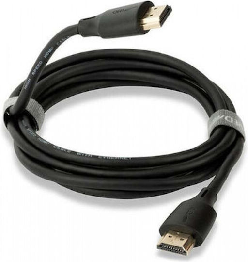 QED Cable HDMI male - HDMI male 3m Black