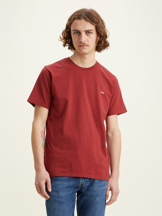 Levi's Original Hm Тениска Червен