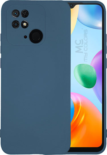 Sonique Back Cover Silicone Dark Blue (Redmi 10C)