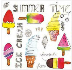 Pol-Mak "Ice-cream Time" Χαρτοπετσέτα Decoupage
