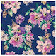 Next Floral Pattern Napkin Decoupage Blue